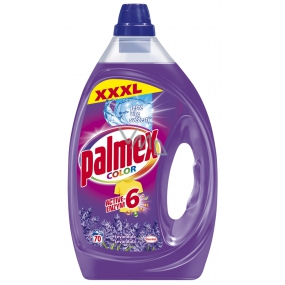 Palmex Active-Enzym 6 Color Lavender liquid washing gel for white and colored laundry 70 doses of 3.5 l