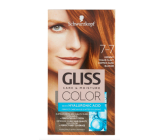 Schwarzkopf Gliss Color hair dye 7-7 Copper Dark Blonde 2 x 60 ml
