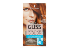 Schwarzkopf Gliss Color hair dye 7-7 Copper Dark Blonde 2 x 60 ml