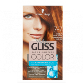 Schwarzkopf Gliss Color hair color 7-7 Copper dark blonde 2 x 60 ml