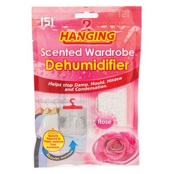 151 Hanging Rose Moisture Absorber for Wardrobe with Fragrance 180 g