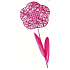 Large woven flower 49 cm 1 piece
