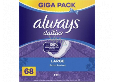 Always Dailies Extra Protect Large with a delicate scent of intimate panty liner 68 pieces