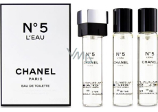 Chanel No.5 L Eau Eau de Toilette Refill for Women 3 x 20 ml