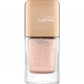 Catrice More Than Nude Translucent Effect nail polish with translucent effect 02 Glitter Is In The Answer 10.5 ml