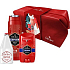 Old Spice Captain Travel Bag 2 in 1 shower gel and shampoo 250 ml + aftershave 100 ml + deodorant stick 50 ml + case, cosmetic set for men