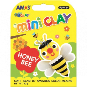 Amos I-Clay Mini Clay Modelling drying clay Bee 4 colours x 7,5 g