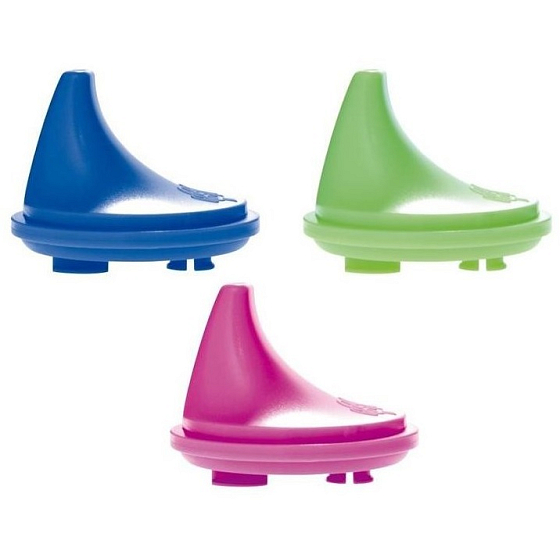 I have a drinker soft to the touch and valve for all cups 4+ months 1 piece different colors