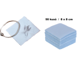 Cleaning cloth - silver cloth blue 8 x 8 cm 50 pieces