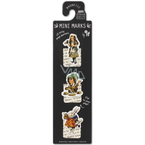 If Mini Marks magnetic mini bookmark Alice in Wonderland 3 pieces