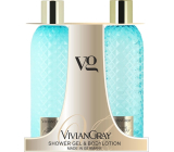 Vivian Gray Jasmine and Patchouli luxury shower gel 300 ml + luxury body lotion 300 ml, cosmetic set