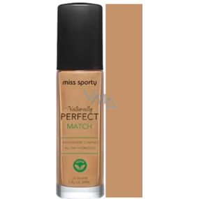 Miss Sporty Naturally Perfect Match make-up 20 Warm 30 ml