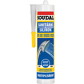 Soudal sanitary silicone, white, 280 ml