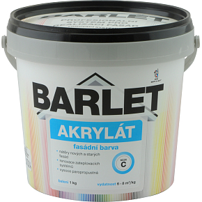 BARLET acrylic facade paint white base A, 1 kg