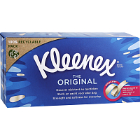 Kleenex Original 3-ply facial tissues in a box, 72 pcs