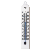 Schneider Thermometer Plastik interior, plastic, white, 177 x 34 mm