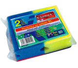 Clanax Sponge Milled for Dishes XL 2 pieces