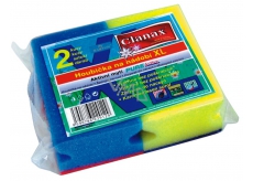 Clanax Milled sponge for dishes XL 2 pieces