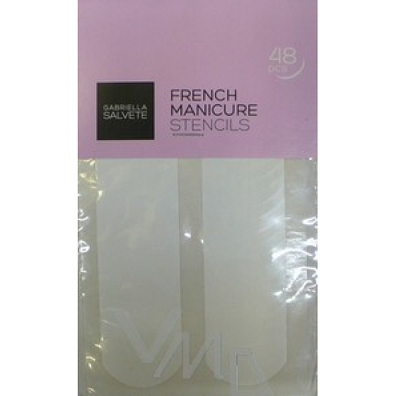 Gabriella Salvete French Manicure Stencils templates for French manicure 48 pieces