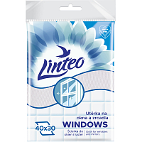 Linteo Swedish Window and Mirror Cloth, 40 × 30 cm, weight 300 g/m²