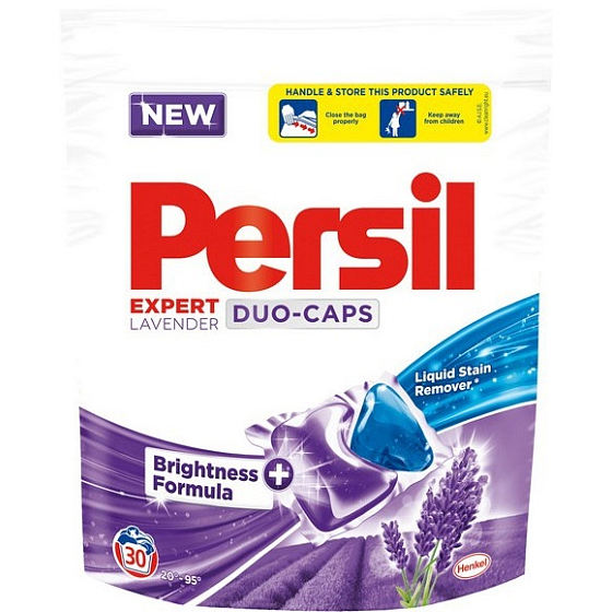 Persil Duo-Caps Color Lavender gel capsules for white and permanent color laundry 30 doses x 32 g