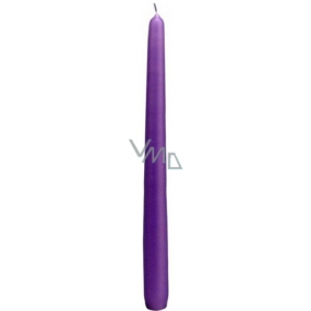 Lima Candle smooth metal dark purple cone 22 x 250 mm 1 piece