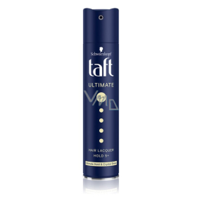 Taft Ultimate maximum fixation and crystal shine hairspray 250 ml