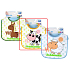 First Steps Farm Bib Two Layer Cotton + Peva Cow Cow 1 piece