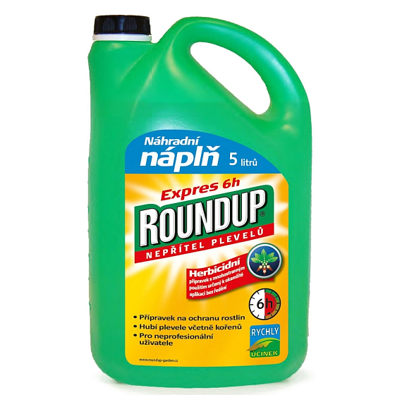 Roundup Express kills weeds, including roots, after 6 hours of 5 l