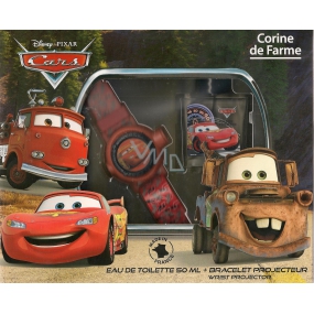 Corine de Farme Cars eau de toilette for boys 50 ml + watch projector, gift set