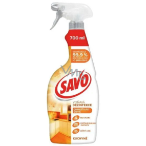 Savo Chlorine-free degreaser disinfectant spray 700 ml