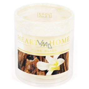 Heart & Home Sandalwood and vanilla Soy scented candle without packaging burns for up to 15 hours 53 g