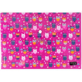 Albi Document case Pink owls A4 - 210 × 297 mm