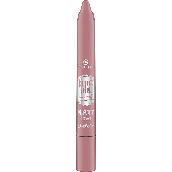 Essence Butter Stick Matt Love lip color 01 Rose Whip 2.2 g
