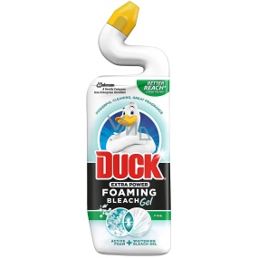 Duck Extra Power Pine foaming whitening gel Toilet cleaning and disinfecting agent 750 ml
