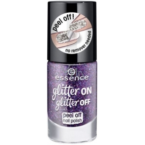 Essence Glitter on Glitter Off Nail Polish Nail Polish 04 Spotlight On! 8 ml