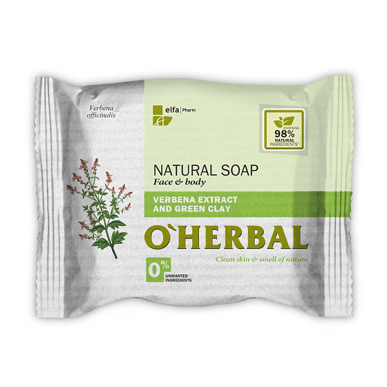 About Herbal Natural Verbena and Green Clay Natural Toilet Soap 100 g