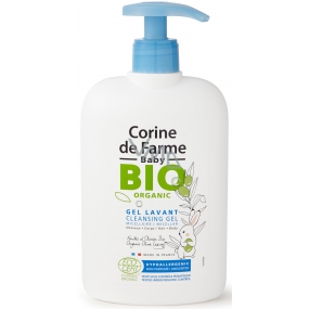 Corine de Farme Baby Bio Organic Olive leaves 2in1 micellar cleansing gel for hair and body for children dispenser 500 ml