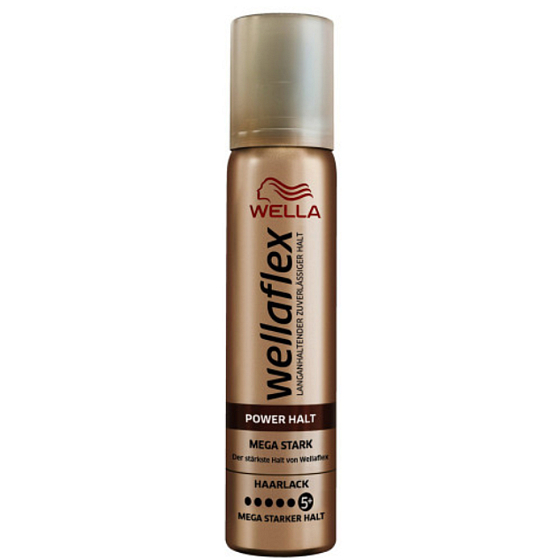 Wella Wellaflex Mega Strong Hold Power Hold mega strong firming with gloss hairspray 75 ml