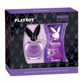 Playboy Endless Night for Her eau de toilette 40 ml + shower gel 250 ml, gift set