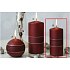 Lima Sparkling candle burgundy pillar 60 x 120 mm 1 piece
