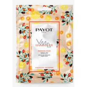 Payot Morning Hangover Masque Detoxifying brightening cloth mask 1 piece, 19 ml