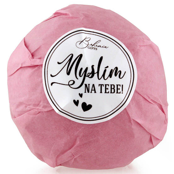 Bohemia Gifts I'm thinking of you sparkling foaming bath ball 100 g