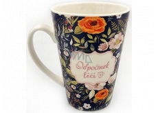 Nekupto Cosy home Rest cures ceramic mug dark 350 ml