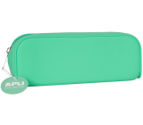 Apli Nordik Pencil case silicone pastel green 185 x 75 x 55 mm