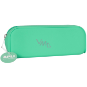 Apli Nordik Pencil case silicone pastel green 185 x 75 x 55 mm