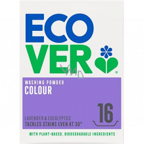 ECOVER Washing Powder Colour eco-friendly washing powder for washing coloured laundry 16 doses 1,2 kg