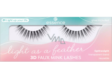 Essence Light as a Feather 3D Faux Mink false eyelashes 01 Light up your life 1 pair