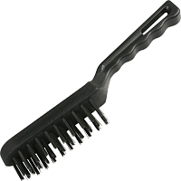 Spokar wire brush, 5-row, type 1100 long, with handle
