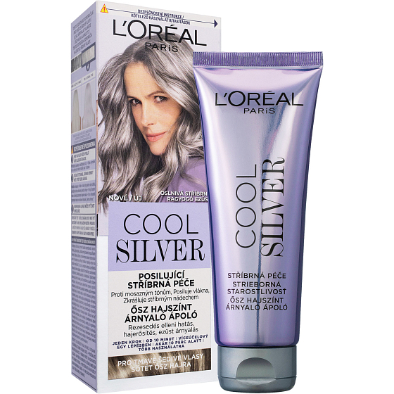 L'Oréal Cool Silver Hair Color Stunning Silver